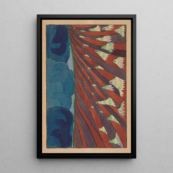 The Rite of Spring - Léon Bakst — framed artwork on a wall