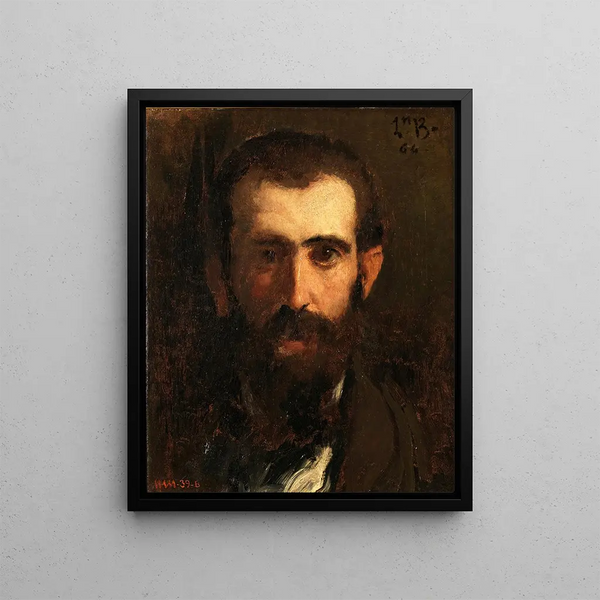 The Painter Ceferino Araujo Sánchez - Léon Bonnat — framed artwork on a wall