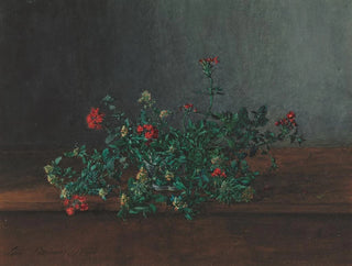 Nature morte avec des fleurs sauvages - Léon Bonvin — artwork view