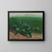 Study of a plant, perhaps a thistle - Léon Bonvin — framed artwork on a wall