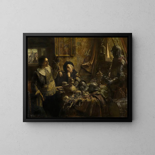 An excellent choice of weapons - Léon Brunin — framed artwork on a wall