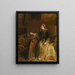 Lost in Thought - Léon Brunin — framed artwork on a wall