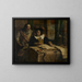 The Geographer - Léon Brunin — framed artwork on a wall