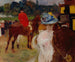 "Aux courses d'Auteuil, les Draggs" by Léon Carré — artwork view