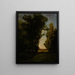 Landscape at Magny - les - Hameaux - Léon Flahaut — framed artwork on a wall