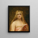 A Classic Beauty - Léon François Comerre — framed artwork on a wall