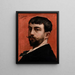 Self-portrait - Léon François Comerre — framed artwork on a wall