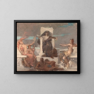 The Destiny - Léon François Comerre — framed artwork on a wall