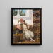 Odalisque - Léon François Comerre — framed artwork on a wall