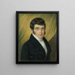 Portrait of Constantin Joseph Henri Moretus - Léon Lhermitte — framed artwork on a wall