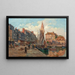 Honfleur Painting - Léon Leclerc — framed artwork on a wall