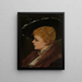 Portrait of a Woman - Léon Lucien Goupil — framed artwork on a wall