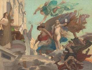 La Liberté victorieuse se soumet à la loi - Léon Pierre Urbain Bourgeois — artwork view