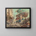 La Liberté victorieuse se soumet à la loi - Léon Pierre Urbain Bourgeois — framed artwork on a wall