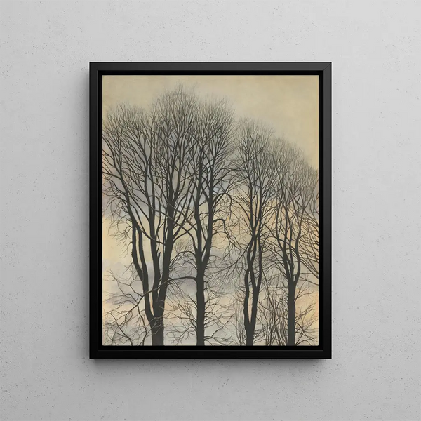 Tree and Sky - Léon Spilliaert — framed artwork on a wall