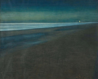 View of the Beach at Night - Léon Spilliaert — artwork view