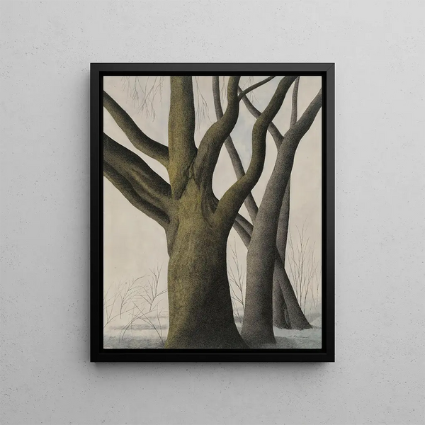 Grand Tree Painting - Léon Spilliaert — framed artwork on a wall