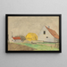 Ferme le long de la route de Gistel - Léon Spilliaert — framed artwork on a wall