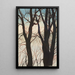 Trees in the snow - Léon Spilliaert — framed artwork on a wall