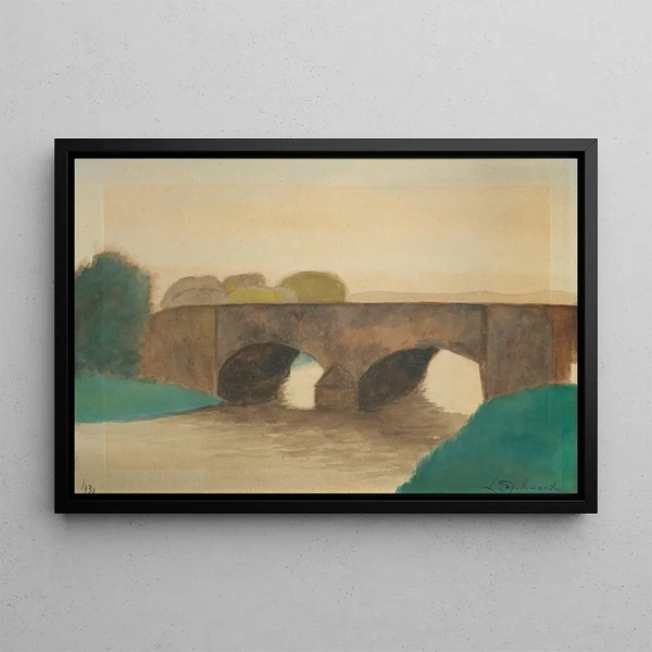 Pont - Léon Spilliaert — framed artwork on a wall