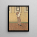 Lady in exhibition - Léon Spilliaert — framed artwork on a wall