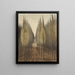 The fire escape - Léon Spilliaert — framed artwork on a wall
