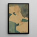 La femme écrivant une lettre - Léon Spilliaert — framed artwork on a wall