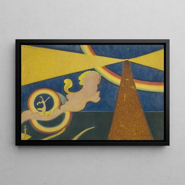 The lighthouse - Léon Spilliaert — framed artwork on a wall