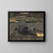 Dokken Painting in Ostend - Léon Spilliaert — framed artwork on a wall