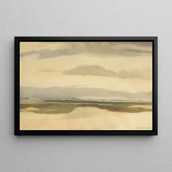 Dunes - Léon Spilliaert — framed artwork on a wall