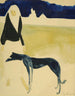 Woman with Greyhound - Léon Spilliaert — artwork view