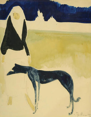 Lon Spilliaert - Femme Au Lvrier.webp
