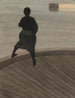 Fisherwoman on the Pier - Léon Spilliaert — artwork view