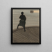 Fisherwoman on the Pier - Léon Spilliaert — framed artwork on a wall