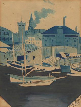 Lon Spilliaert - Havenzicht.webp