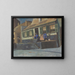 called The Pulpit House in Ostend - Léon Spilliaert — framed artwork on a wall