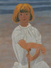 Young girl on the beach - Léon Spilliaert — artwork view