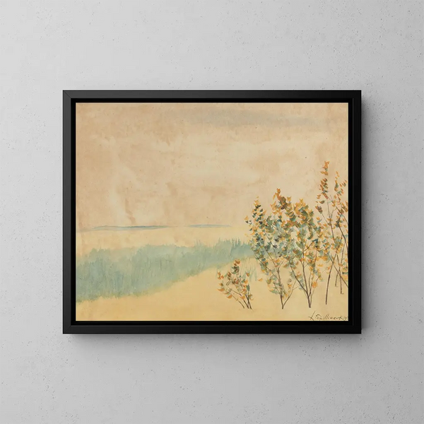 Landscape - Léon Spilliaert — framed artwork on a wall