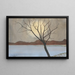 Landscape painting with tree in the foreground - Léon Spilliaert — framed artwork on a wall