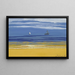 Marine painting with sailing boats - Léon Spilliaert — framed artwork on a wall