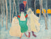 Mascarade Léopold II, Napoléon et la bouquetière - Léon Spilliaert — artwork view