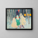 Mascarade Léopold II, Napoléon et la bouquetière - Léon Spilliaert — framed artwork on a wall