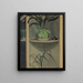 Encrier végétal et miroir - Léon Spilliaert — framed artwork on a wall