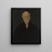 Portrait of Andrew Carnegie - Léon Spilliaert — framed artwork on a wall
