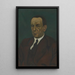 Portrait of Henri Vandeputte - Léon Spilliaert — framed artwork on a wall