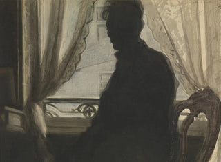 Silhouette of the painter - Léon Spilliaert — artwork view