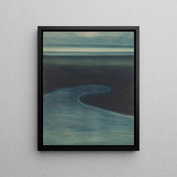 Low Tide Beach - Léon Spilliaert — framed artwork on a wall
