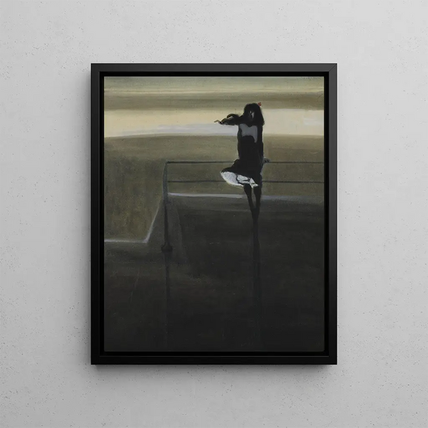 La rafale de vent - Léon Spilliaert — framed artwork on a wall