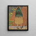 Fisherwoman - Léon Spilliaert — framed artwork on a wall