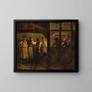 La Forge - Léonard Defrance — framed artwork on a wall